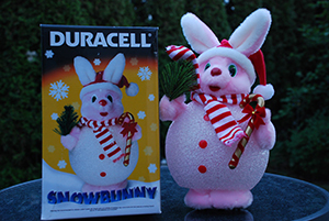 Schnee Schneemann Hase